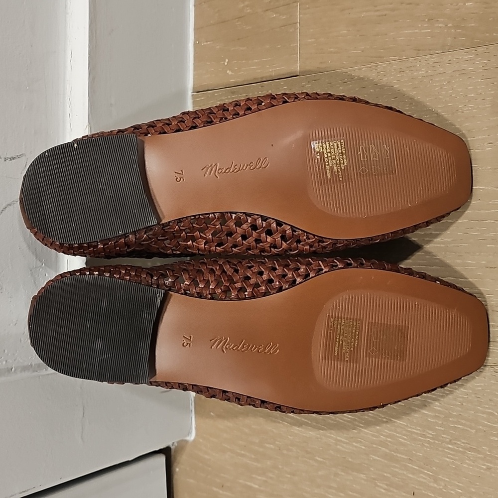 Madewell Woven Brown Flats - Picture 4 of 4